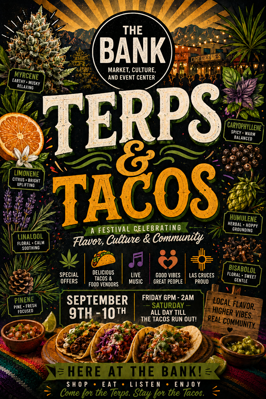 Terps and Tacos September 9-10